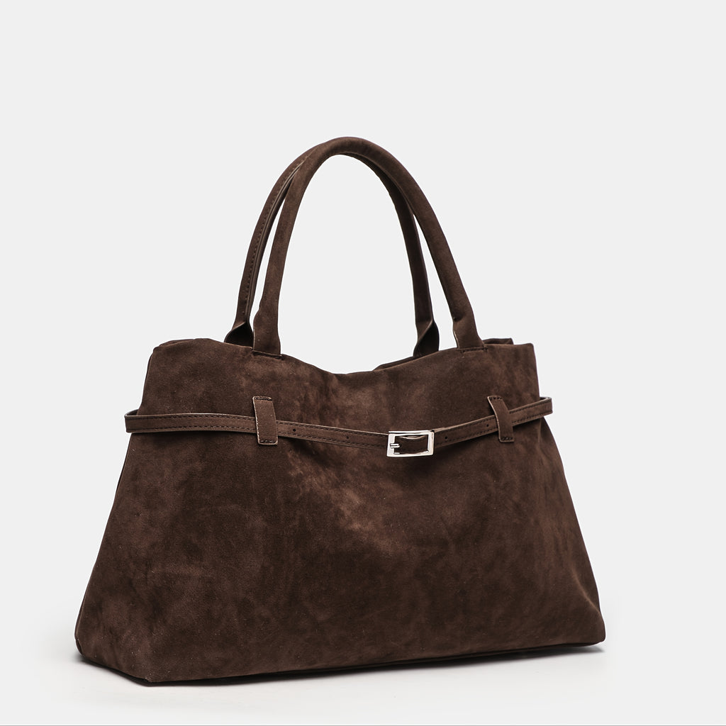 Estrella Suede Structured Tote