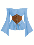 Hermione Off-Shoulder Corset Blouse - Image 1 of 10