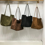 Isadora Suede Shoulder Tote - Image 1 of 4