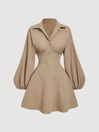 Orielle Ruched Dress - Image 1 of 5