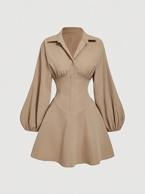 Orielle Ruched Dress - Image 1 of 5