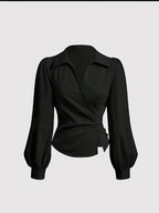 Illyria Wrap Blouse - Image 1 of 6