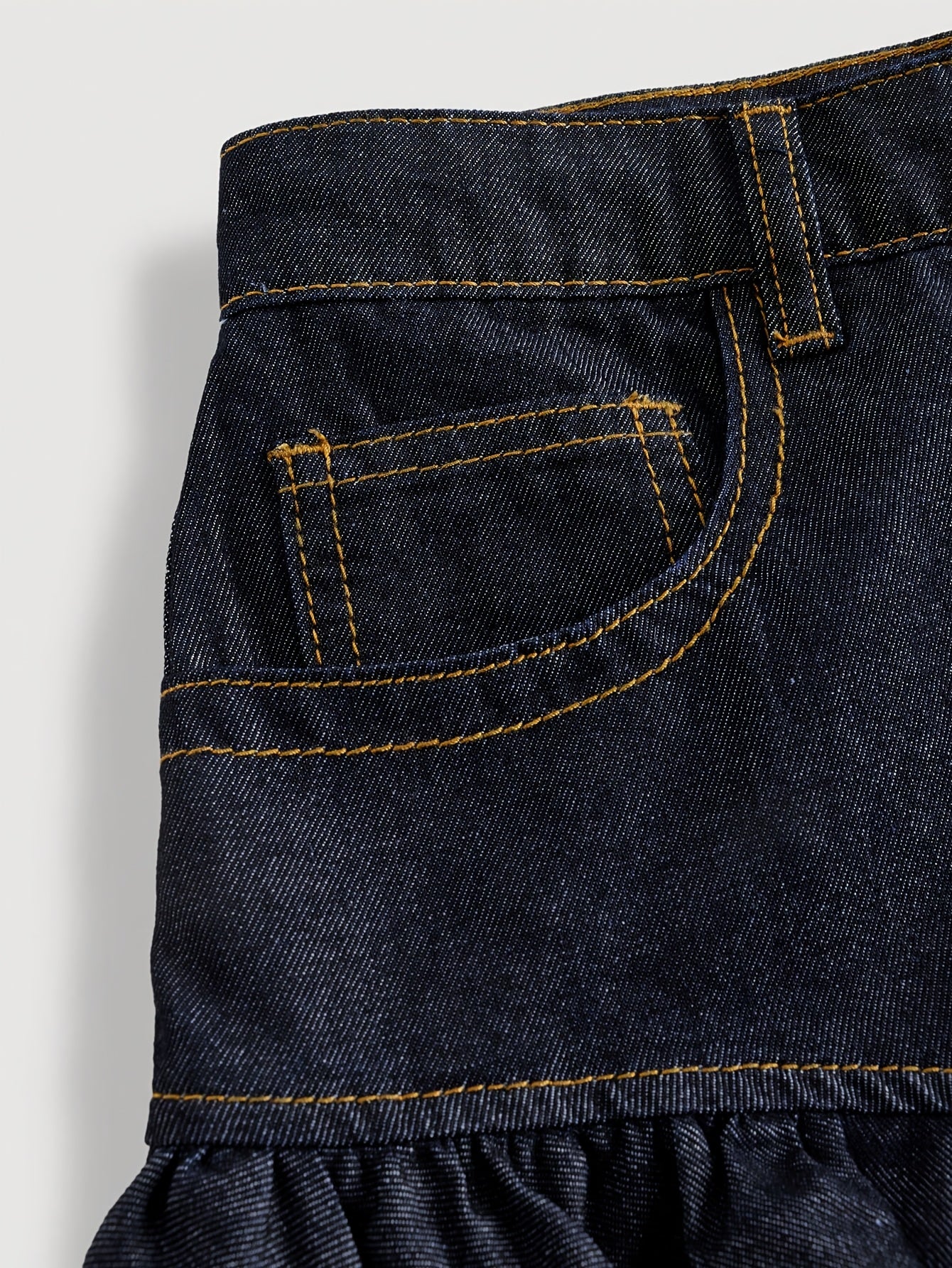 Veronique A-Line Denim Skirt - Image 3 of 4