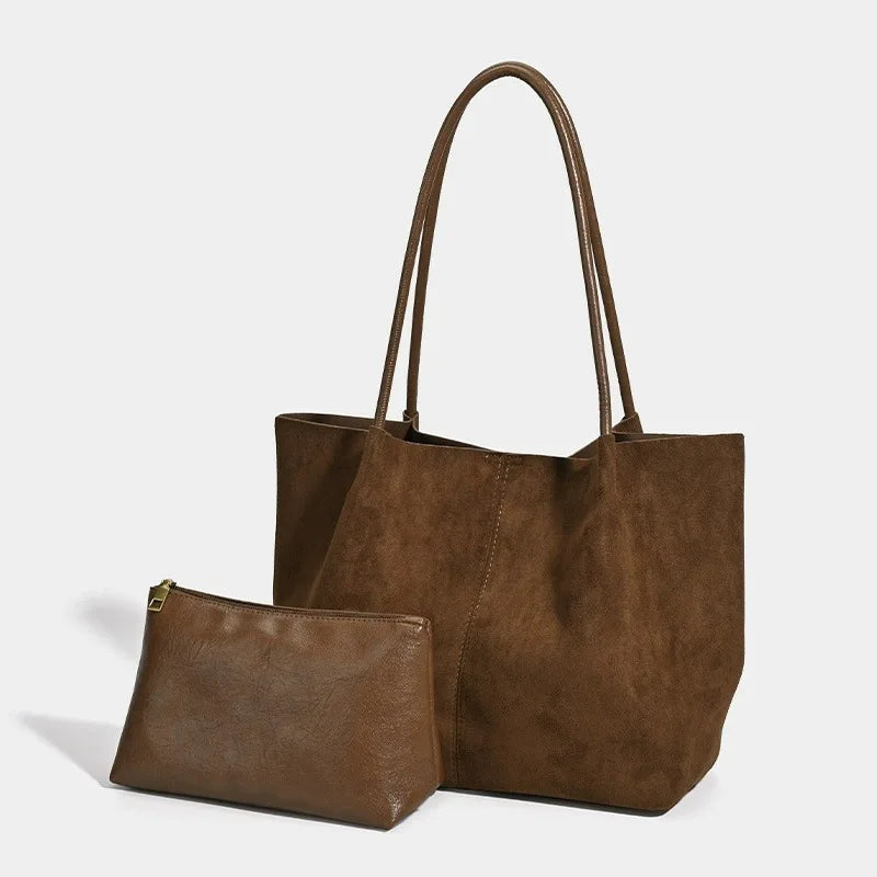 Isadora Suede Shoulder Tote - Image 3 of 4