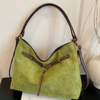 Toscana Suede Structured Tote - Image 3 of 14