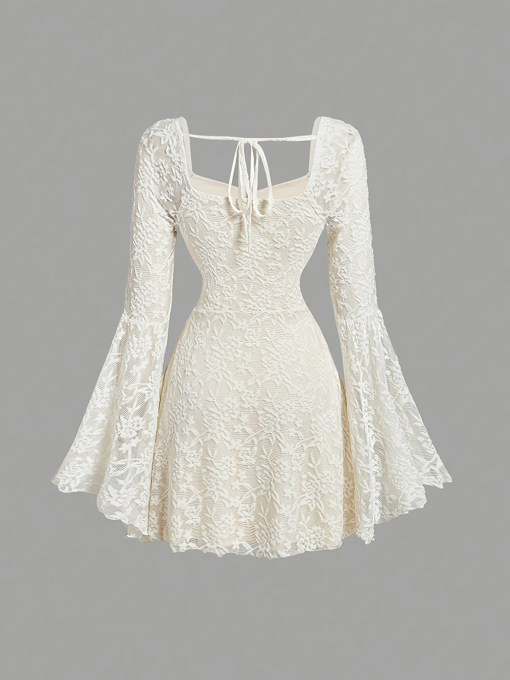 Lorraine Lace Mini Dress - Image 3 of 4