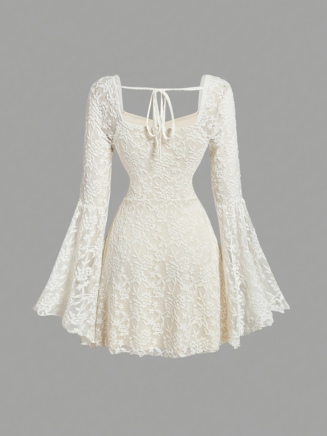 Lorraine Lace Mini Dress - Image 3 of 4