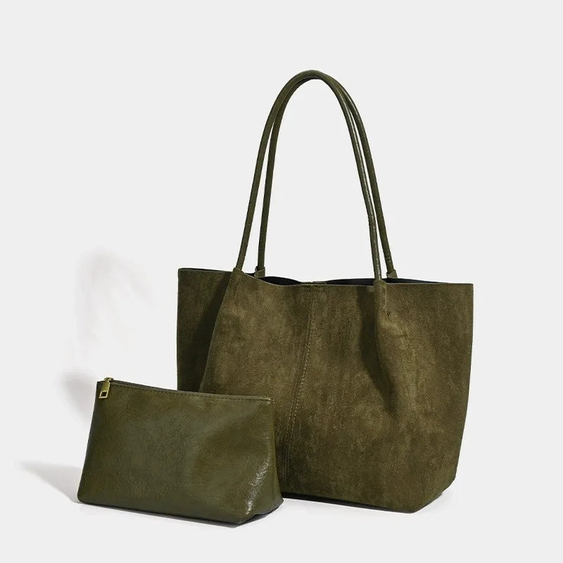 Isadora Suede Shoulder Tote - Image 4 of 4
