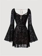 Lorraine Lace Mini Dress - Image 4 of 4