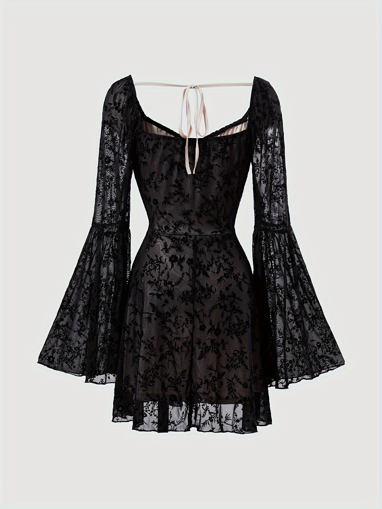 Lorraine Lace Mini Dress - Image 4 of 4
