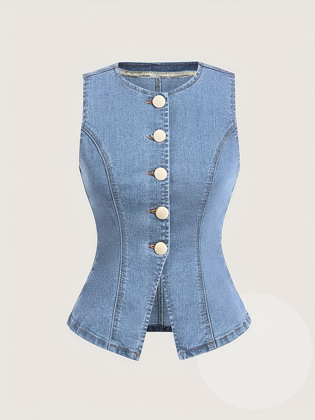 Quintessa Denim Corset Top - Image 1 of 4