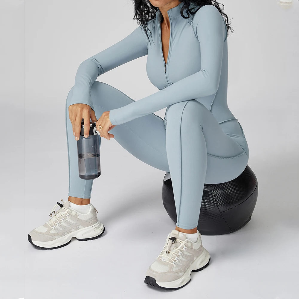 Gaia Pinstriped Tracksuit - Image 5 of 6