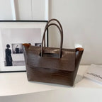 Elara Croc-Embossed Tote - Image 6 of 6