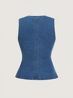 Quintessa Denim Corset Top - Image 4 of 4