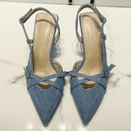 Rosalind Denim Heel - Image 6 of 10