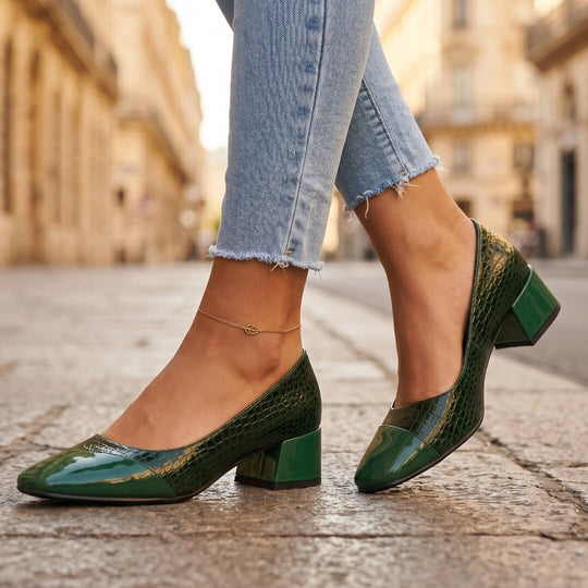 Noela Leather Heels