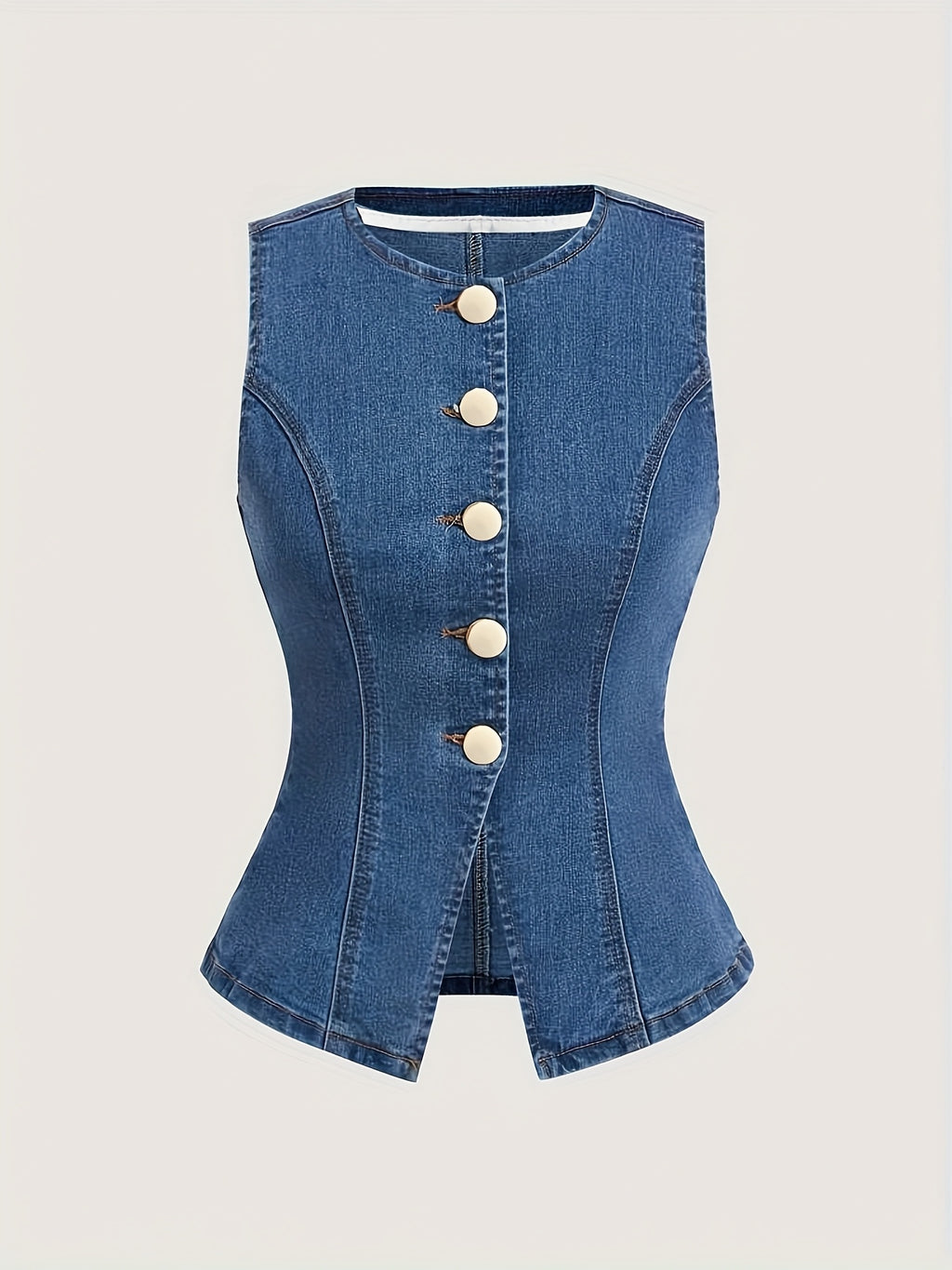 Quintessa Denim Corset Top - Image 3 of 4