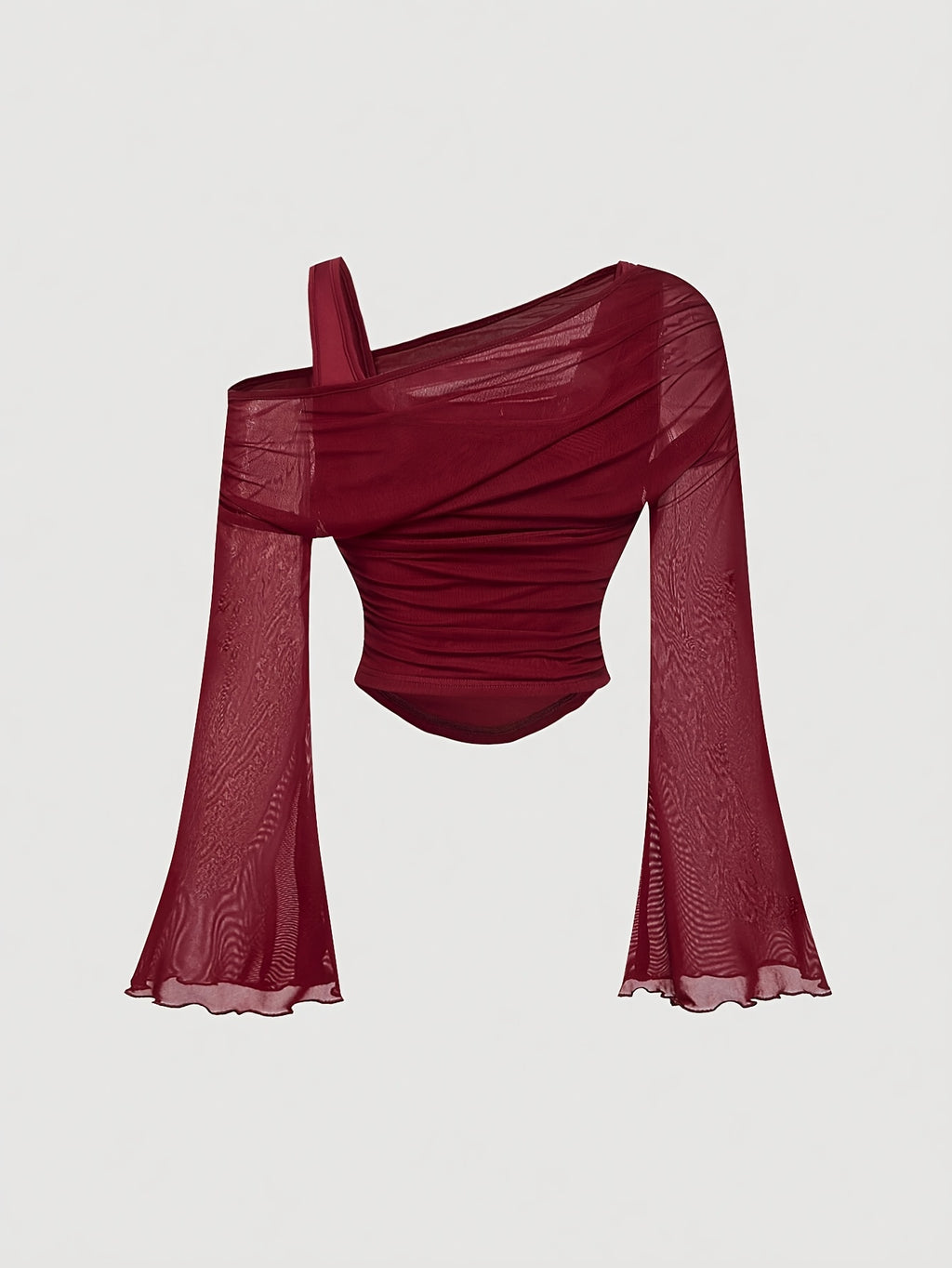 Jovana Sheer Bell Sleeve Top - Image 10 of 10