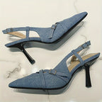 Rosalind Denim Heel - Image 10 of 10