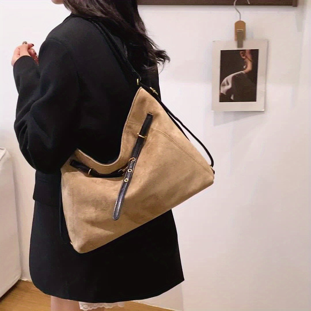 Toscana Suede Structured Tote - Image 14 of 14