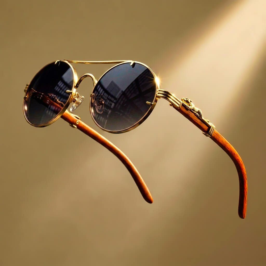 Jaguara Wooden Retro Shades