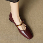 Zera Genuine Leather Flats - Image 5 of 19