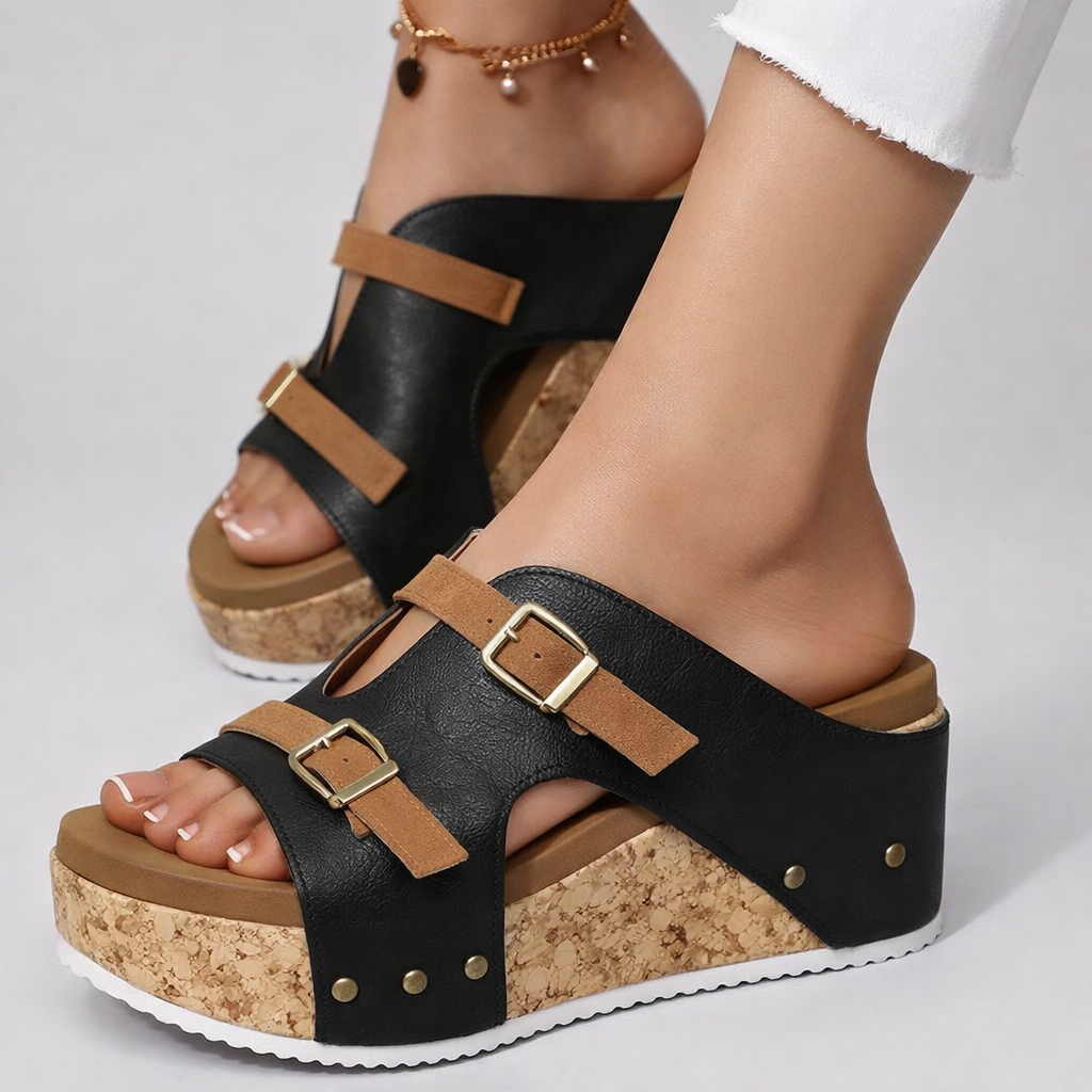 Beosha Platform Sandals - Image 5 of 10