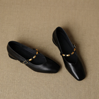 Zera Genuine Leather Flats - Image 2 of 19