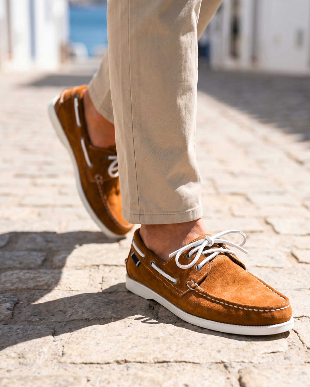 Marino - Suede Boat Shoe