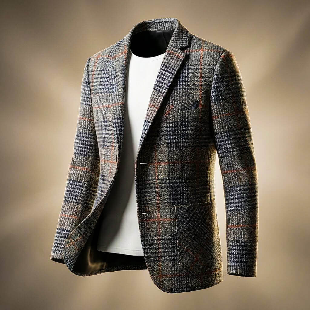 Charles Houndstooth Wool Blazer – BEOSHA