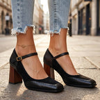 Fedea Leather Heels