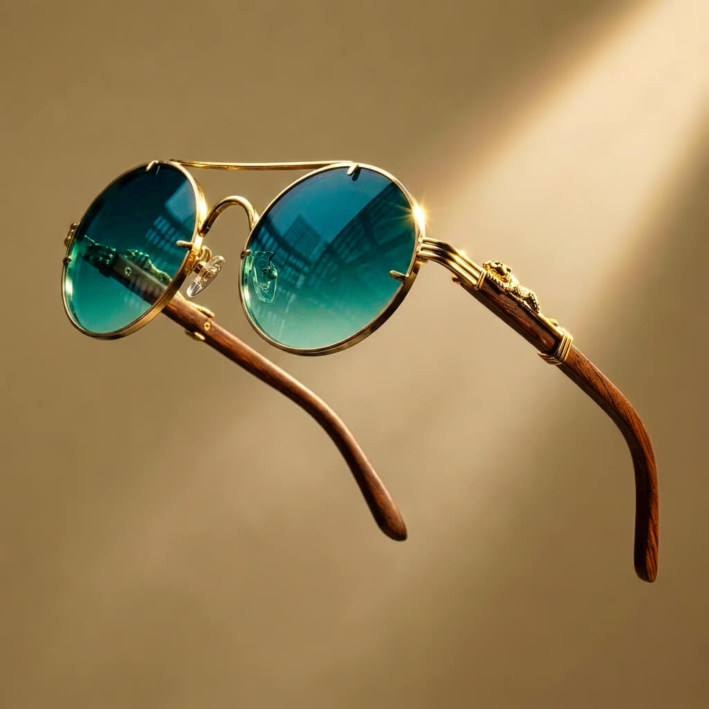 Jaguara Wooden Retro Shades