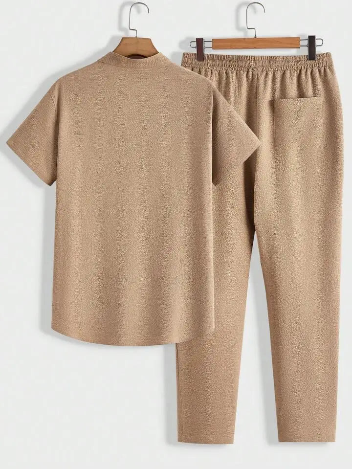 Daniel Premium Melange Knit Summer Set