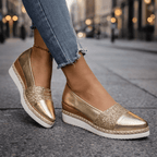 Ballerines en cuir véritable Arlena