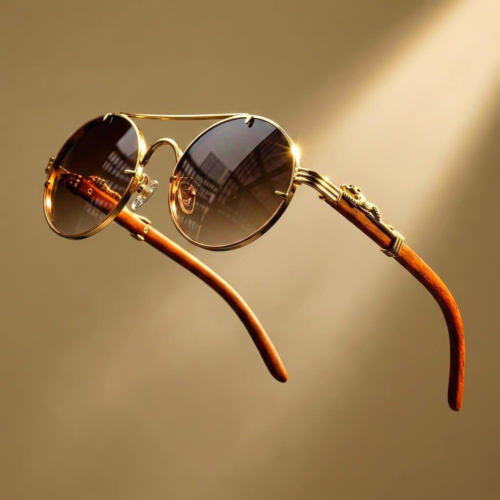 Jaguara Wooden Retro Shades