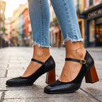 Fedea Leather Heels
