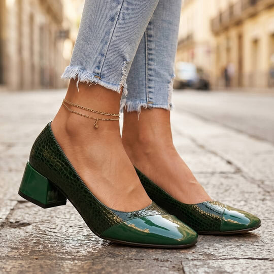 Noela Leather Heels