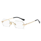 Polygon Rimless Sunglasses