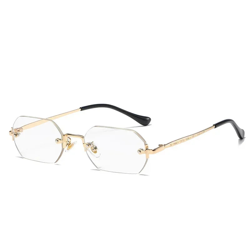 Polygon Rimless Sunglasses