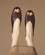 Ballerines en cuir véritable Arlena