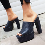 Clara Leather Platform Sandals - Image 6 of 11