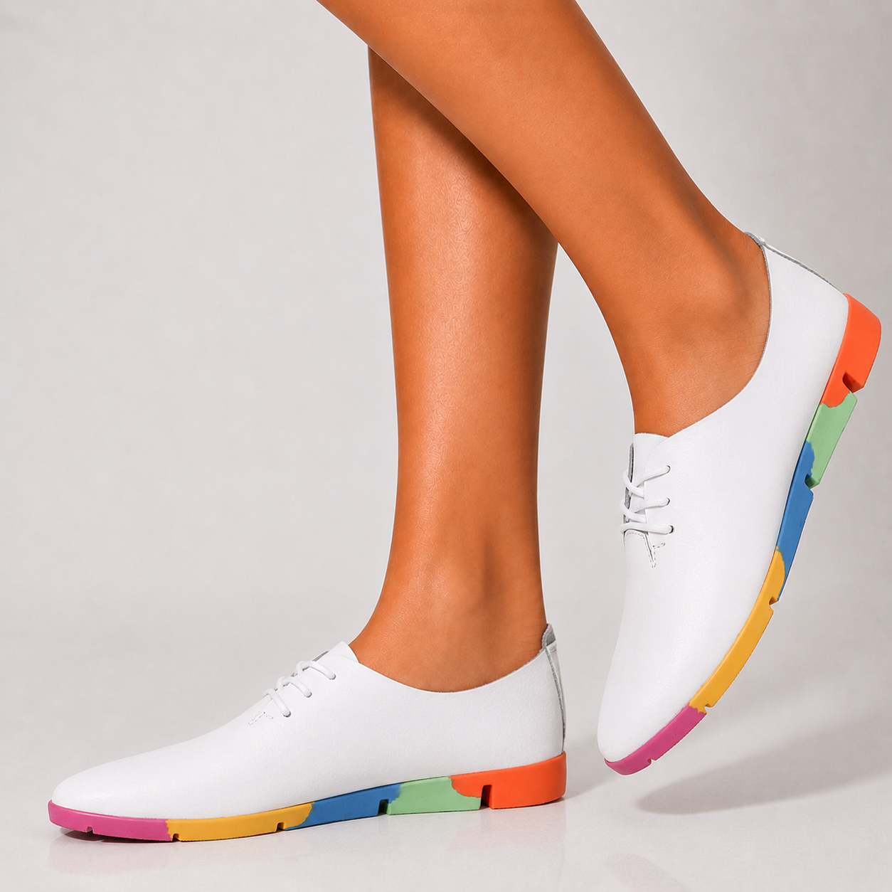 Clarissa Rainbow Sole Loafers