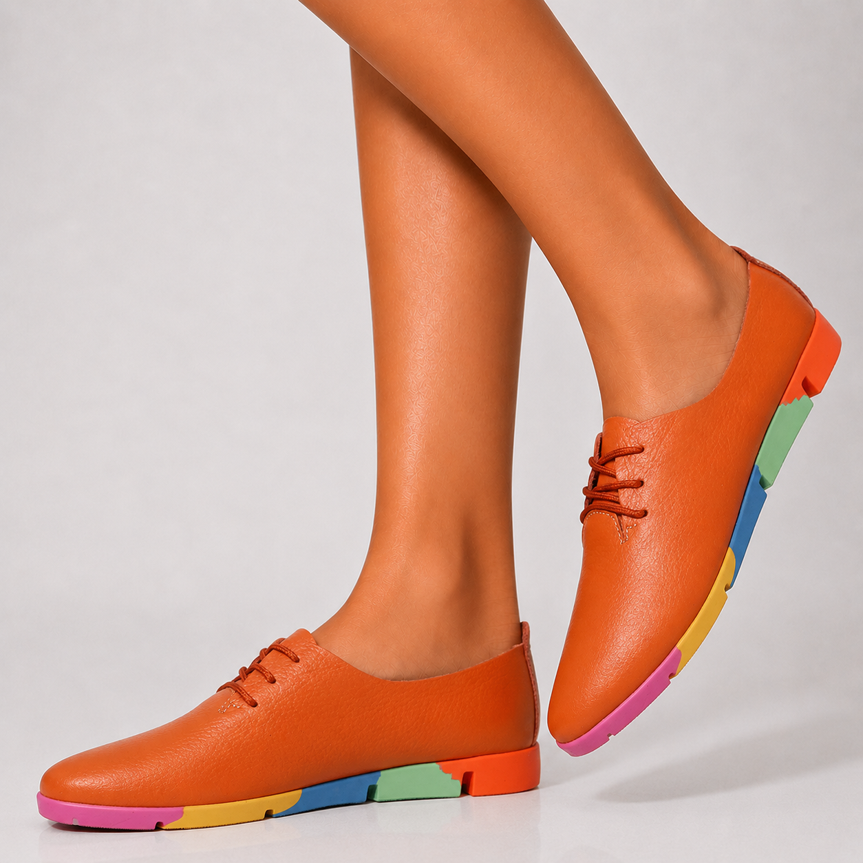 Clarissa Rainbow Sole Loafers