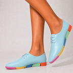 Clarissa Rainbow Sole Loafers