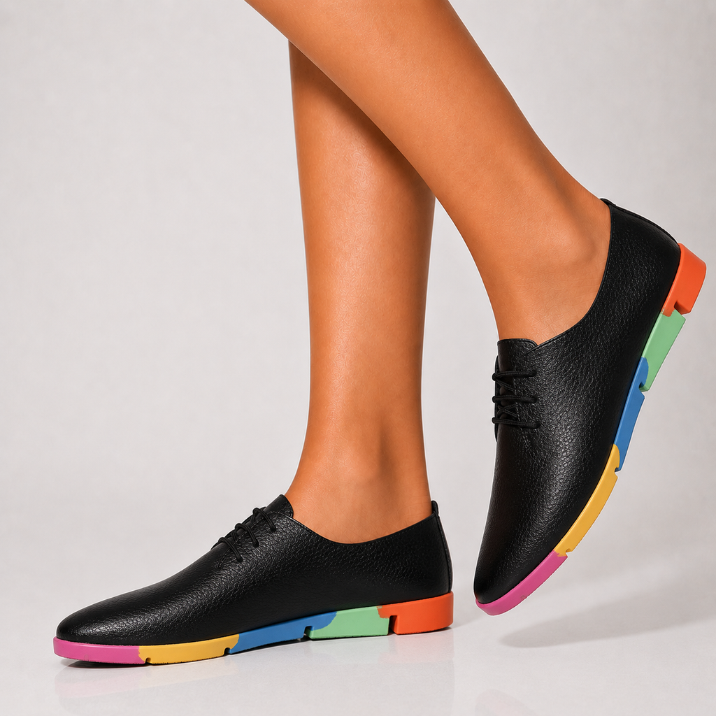 Clarissa Rainbow Sole Loafers