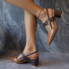 Marais Buckle Heels