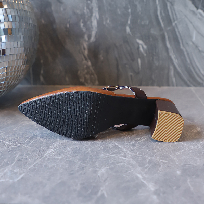 Marais Buckle Heels