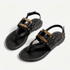 Lucci Leather Sandals - Image 2 of 6