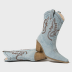 Denim Ankle Boots