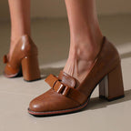 Serena Leather Heels